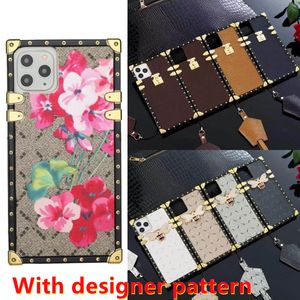 مصممي الحالات الهاتفية لـ iPhone 15 14 Pro Max 14 Plus 13 12 Mini 11 XR XS XSMAX 8 PU Leather Shell Samsung Galaxy S23 Ultra S22 S21 S20P S20 Plus S20U NOTE 10 20 ULTRA COVER