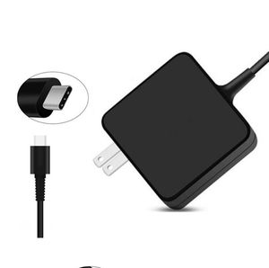 Lenovo Dell HP Power Chargers adaptörleri için 65W 20V Tip-C Arayüz PD Bilgisayar Dizüstü Dizüstü Bilgisayar Şarj Cihazı