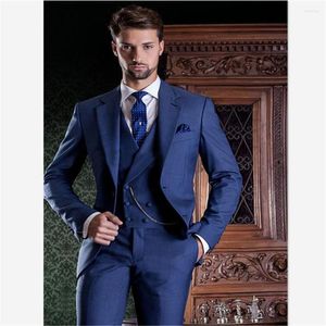 Men's Suits Custom Design Men Suit Traje Hombre Groomsman Groom Banquet Hall Mens Costume Homme (jacket Pants Vest)