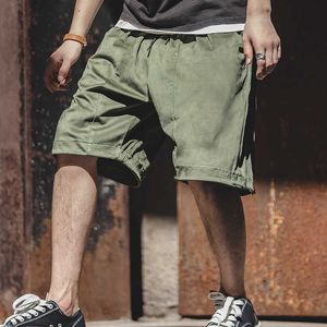 Mäns shorts Army Green Cargo Joggers Shorts Män Loose Work Cotton Sports Classic Bigger Short Pants Casual Overalls Man Clothing G230316