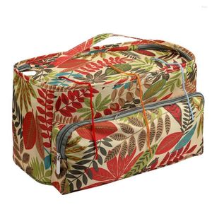 Bolsas de armazenamento Bolsa Bag padrão único de grande capacidade Oxford Ploth Fir with Handle Home Organiza