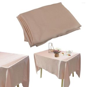 Tischdecke, Satin, rechteckig, Überzüge, Hochzeitsdekoration, Weihnachten, Babyparty, Geburtstag, Restaurant, Zuhause, Esstisch