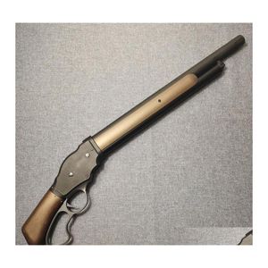 Arma Brinquedos Winchester M1887 Shell Ejeção Brinquedo Macio Blaster Tiro Modelo Lançador Rifle Sniper Para Meninos Adts Crianças Jogos Ao Ar Livre Drop Dhtdy