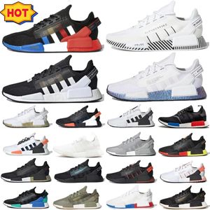 Casual R1 V2 Shoes Mens White Speckled Dazzle Camo Core Black Gradient Neon Aqua Tones Mexico City München Olive Oreo Japan White Women Trainers