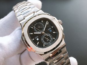 2023 Mens 시계 40mm 마스터 자동 기계식 사파이어 클래식 패션 스테인리스 스틸 방수 시계 밴드 Luxe Wristwatch PH09