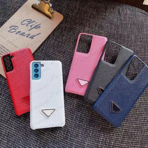 Classic Triangle Letter Smartphone Case dla Samsung Galaxy S23 Plus S22 S21 S20 Ultra S10 S9 S8 Uwaga 20 10 9 8 Hard TPU Back Shell Premium Case