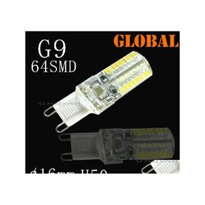 2016 lâmpadas LED de alta potência SMD 3014 3W AC 220240V G9 Lâmpada Substitua 30W Halogen 360 ângulo de feixe BB Luzes de entrega de queda de luz de economia de energia L DHPIQ