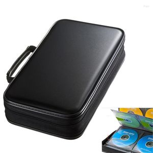 Shockproof USB suitcase storage covers with 96 Discs Capacity for Car and Travel - Portable CD Case, Blu-ray Disc Box, and DVD Holder with Packaging