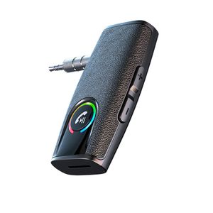 Bil Bluetooth -mottagare Stereo Audio Wireless Bluetooth BT5.3 Adapter för bilmusik Audio Aux A2DP hörlurarmottagare Handsfree Gr03