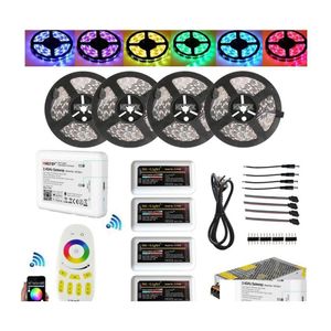 2016 Led-Streifen Rgbw Rgbww Rgb 20M 5050 Mi Licht Wifi Streifen Wasserdicht Dimmbar 12V 24Vadd4Pcs Controller Fügen Sie RF-Fernstromversorgung mit Dhbm1 hinzu