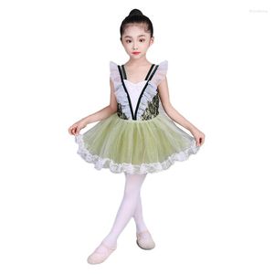 Stage desgaste roupas de balé infantil roupas tutu saia princesa tutus garotas de dança chinesa