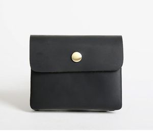 財布オリジナルの手作り牛のレザーマネークリップヴィンテージメンズレトロ女性レディビルフォールドキャッシュ財布女性コインポケット