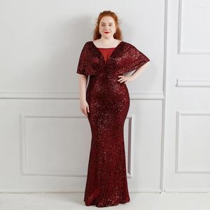 Sukienki imprezowe 2023 Biała zielona cekinowa sukienka na wieczorne cekiny w Plus Size Eleganckie kobiety długie czarne balu