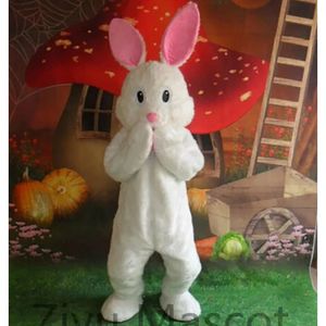 Yeni Yetişkin Paskalya Tavşanı Maskot Kostümü Cospiay Doğum Günü Partisi Fantezi Elbise Etkinlik Performansları