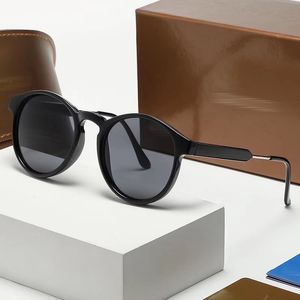 GU6811 Piece Fashion Solglasögon Glasögon Solglasögon Designer Men Ladies Brown Case Black Metal Frame Dark Lens