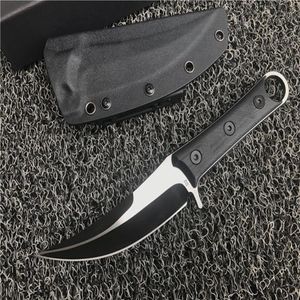 Special Offer SBK Fixed Blade Knife D2 Titanium Finish Blade CNC Black G10 Handle Karambit Claw Knives Machete Outdoor Tactical Ge280B