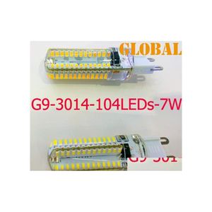 2016 Светодиодные лампочки 5x 7W 3W Candle BBS люстра аксессуаров SMD 3014 104LESS 600 Lumen AC 110V130V 220240V G9 Лампа 360 Угол луча DELI DHV6K