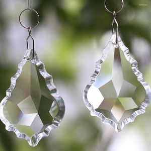 Chandelier Crystal 1pc 76mm/89mm Clear Glass Crystals Prisms Parts Hanging Pendants For Lighting DIY Decor Accessories