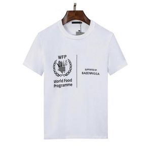 2023 Nya Wones Fashion Brand Luxury T Shirt Designers White Svart Högkvalitativ t-shirt Cotton Loose Arrow Badge Originalväskor Kvinnor Toppar Tees Casual Sport Tshirts XL