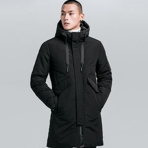 Herren Down 2023 Winter Dicke warme Jacke Herren Liner Tarnung Mode Langparkas lässig Kapuze großer Wattesmantel M-4xl