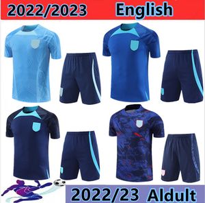 22/23 New England Short Sleeve Tracksuit Training Wear Grougging Suit Soccer Jersey مجموعة Chandal Survement Maillots de Foot Adult Kids