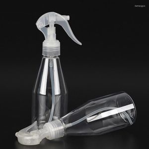 Storage Bottles 5Pcs Portable 200ml Plastic Trigger Transparent Spray Bottle 6.7 OZ Hair Salon Mist Tool Sprayer Atomizer Pot Clear