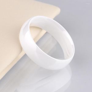 Anelli di nozze Arrivo ad alta qualità Hi-Tech Ceramic Ceramic Dome Band Ring per il fidanzamento regalo della donna 3,5 mm/6 mm di larghezza 5-12