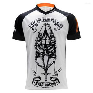 Racing Jackets 2023 Spirit Blessing Pro Moto Jersey Mountain Bike Clothing MTB T-shirt DH MX Cycling Shirts Short Sleeves