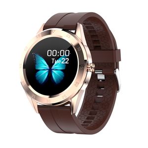 Yezhou2 Y10 Gold Color Bluetooth Touch Screen Smart Watch z Bluetooth wywołującą tętno Monitorowanie krwi Multi Sport