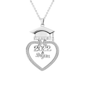 Pendant Necklaces Personalized Graduate Gift Custom Name For Friend Daughter 2023 GiftPendant