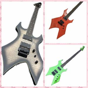 Klasik BC Rich Style Elektro Gitar Siyah Donanım