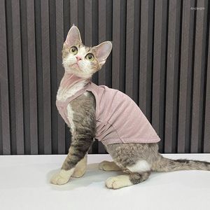 Cat Costumes Summer Clothes For Sphinx Cute Vest Pets Thicken Coat Kittens Jacket Chihuahua Breathable Air Conditioning Suit