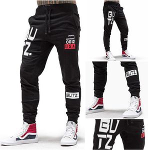 Mens Autumn Winter Plush Sports Pants Men's Cotton Casual Pants Sport Gymnasium Fitness Träningslastbyxor