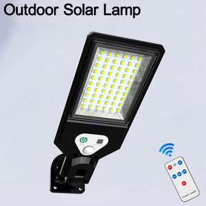 Powerful Solar Street Light Outdoor Lamps Powered Sunlight Wall Waterproof PIR Motion Sensor Lights Gardens crestech168