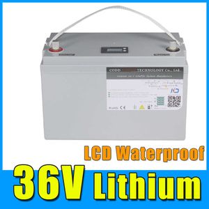 36V 80AH Lithium ion Battery LCD Waterproof 36V Solar Golf Car Battery for Forklift fork