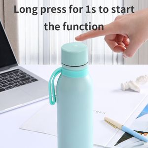 Water Bottles 600ml Smart UV Sterilizer Vaccum Thermos Bottle Self Cleaning Purifier 304 Stainless Steel Portable Sport Thermoses 230316