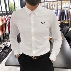 Camisa de designer de luxo masculino camisa casual camise