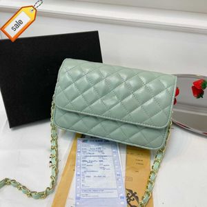 Luxury Women Brand Designer axelväskor Nya 10 slags modefärg Ringer Cross Body Bag Multifunktionellt kuvertpaket Present Box Fabrik Direktförsäljning