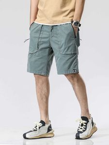 Mäns shorts Summer Zip Pockets Last Shorts Män 2022 NY SALT SOCID BOMOLLAWTRING Elastic midja Casual Short Male Straight Beach Shorts G230316