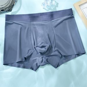 Unterhosen Männer Höschen Graphene Antibakterielle Mann Unterwäsche Feste Eis Seide Nahtlose Plus Größe Atmungsaktive Boxershorts Für Männliche