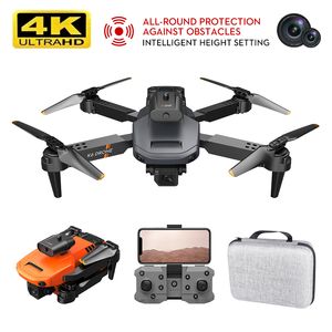 K6 RC Mini Drone 4K HD Kamera Wifi FPV Vier Seiten Infrarot Hindernis Vermeidung Folding Quadcopter Hubschrauber Junge Spielzeug geschenk