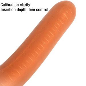 Nxy Anal Toys Super Long Silicone Butt Plug Pulc