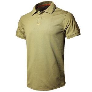 Polo da uomo MEGE Drop Polo da uomo Summer Tactical Air Force Casual Army Military Short Shirt tee polos para hombre camisa polo 230317