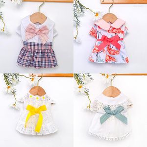 Dog Apparel Luxury Puppy Cat Wedding Princess Dress Skirt Summer Pet Clothes For Small Dogs Mascotas Clothing Yorkshire Maltese Dresses