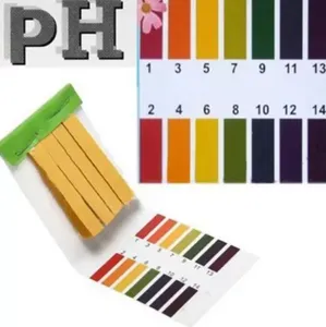 Neuankömmling 80 Streifen Vollständiges pH-Testpapier für alkalische Säure 1–14, Wasser-Lackmus-Testkit
