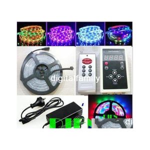 2016 Strisce Led Dream Color Strip Light Rgb 5050 Magic Intelligent 150Led 5M 133 Programaddrf Controlleradd4A Alimentatore 1 Set / lotto Drop Dhijt