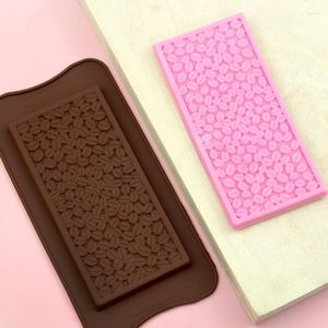 Moldes de cozimento Silicone Chocolate Bar Ferramentas de decoração de bolos