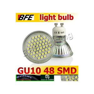 2016 LED ampuller Spot Işık IP44 5W 250LM 3528 SMD 48 LED'ler BB LAMP SPOJIGHT E27 GU5.3 MR16 GU10 110240V Bırak Dağıtım Işıkları Aydınlatma BBS DHHTE