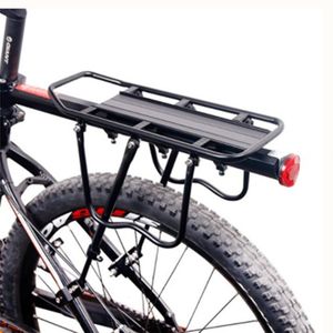 Fahrradrahmen Berg Sattelstütze montiert Fracht Aluminiumlegierung hintere Racks Fahrräder Gepäckständer Regal 10 kg Gewicht Lager Radfahren 230316