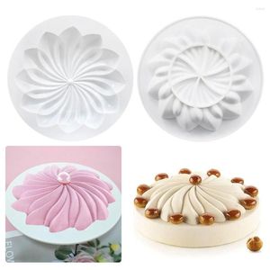 Baking Moulds Handmade Cake Decorating Tools Jelly Dome 3D Round Flower Pagoda Mousse Silicone Mold Chocolate
